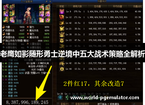 老鹰如影随形勇士逆境中五大战术策略全解析 老鹰如影随形勇士逆境中五大战术策略全解析