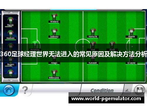 360足球经理世界无法进入的常见原因及解决方法分析 360足球经理世界无法进入的常见原因及解决方法分析